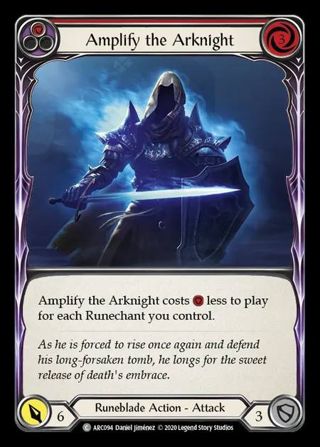[Runeblade] Amplify the Arknight [UL-ARC094-C] (red)