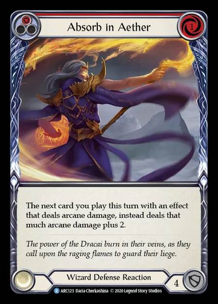 [Wizard] Absorb in Aether [UL-ARC123-R] (red)