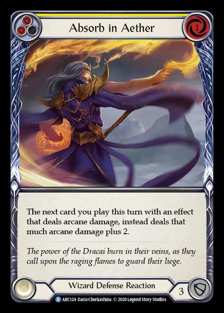 [Wizard] Absorb in Aether [UL-ARC124-R] (yellow)