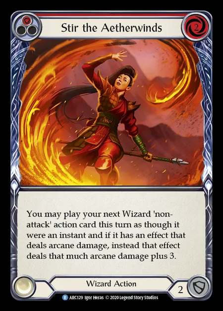 [Wizard] Stir the Aetherwinds [UL-ARC129-R] (red)