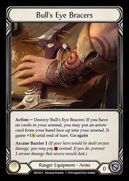 [Ranger] Bull's Eye Bracers [1st-ARC042-C]