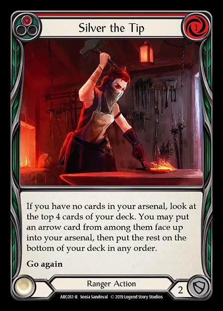 [Ranger] Silver the Tip (red) [1st-ARC051-R]