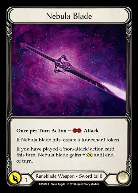 [Runeblade] Nebula Blade [1st-ARC077-T]