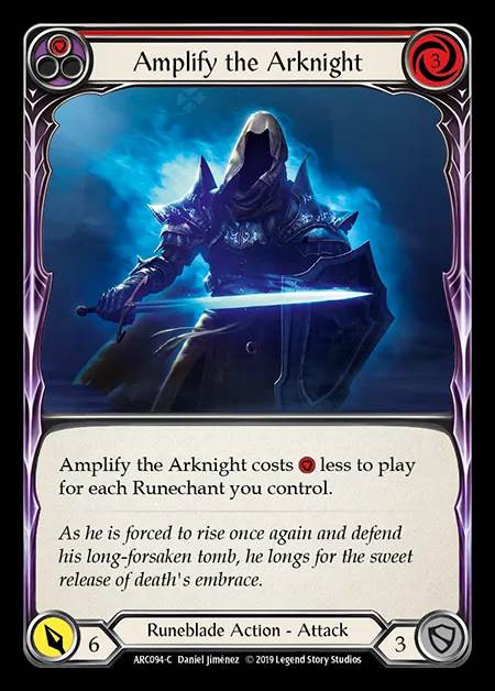 [Runeblade] Amplify the Arknight (red) [1st-ARC094-C]