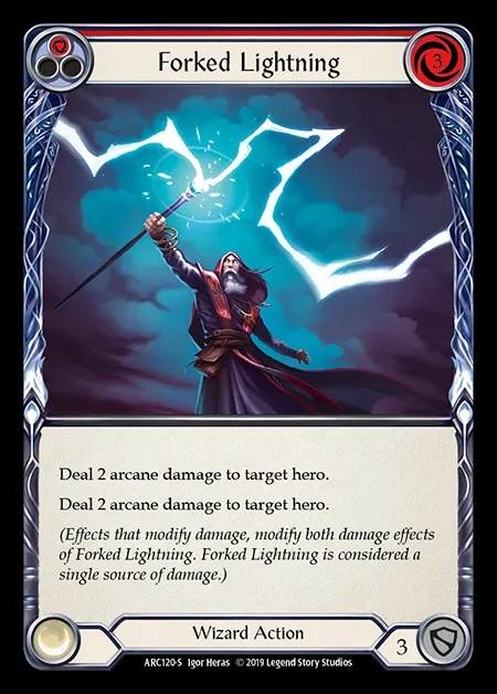 [Wizard] Forked Lightning [1st-ARC120-S]