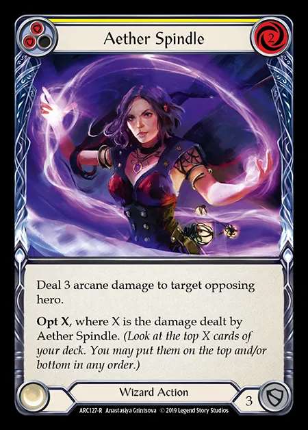 [Wizard] Aether Spindle (yellow) [1st-ARC127-R]