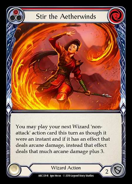 [Wizard] Stir the Aetherwinds (red) [1st-ARC129-R]