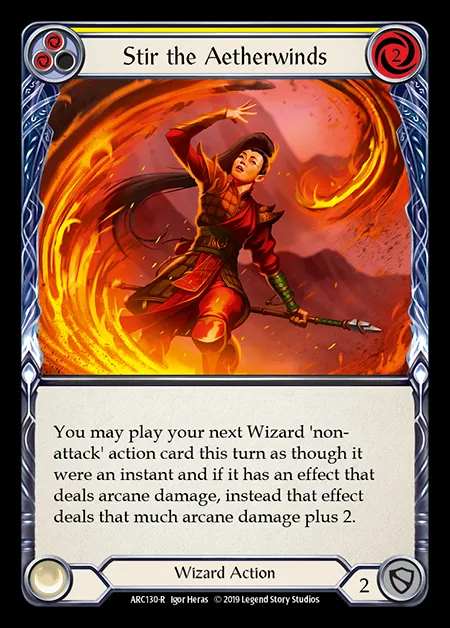 [Wizard] Stir the Aetherwinds (yellow) [1st-ARC130-R]