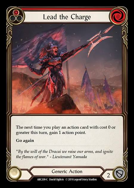 [Generic] Lead the Charge (red) [1st-ARC209-C]