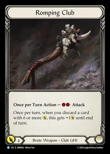 【EN】[Brute] 愉楽の棍棒/Romping Club [ARR002-R]