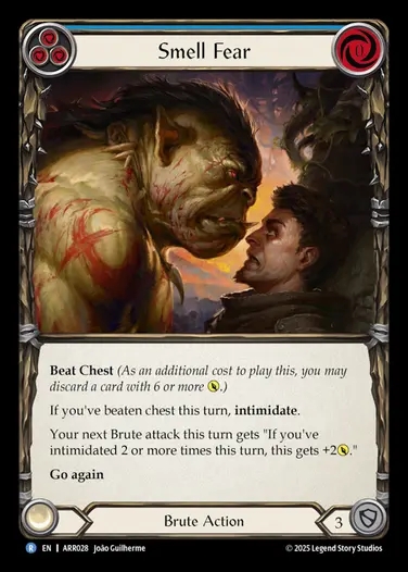 【EN】[Brute] 臭い立つ恐怖/Smell FearFear (blue) [ARR028-R]