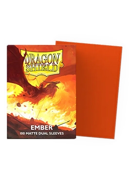 [Dragon Shield] Ember (Matte Dual Sleeves) [AT-15054] (Standard Size) ※発送方法は「ゆうパック」を選択してください。