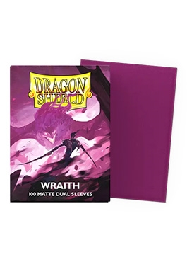 [Dragon Shield] Wraith (Matte Dual Sleeves) [AT-15056] (Standard Size) ※発送方法は「ゆうパック」を選択してください。