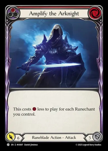 【EN】[Runeblade] Amplify the Arknight(red)  [AVS007-C]