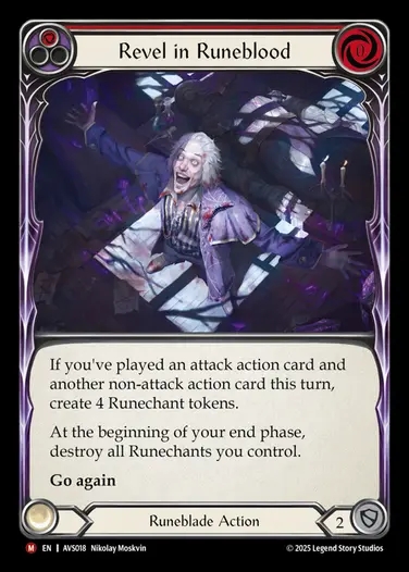 【EN】[Runeblade] Revel in Runeblood [AVS018-M]