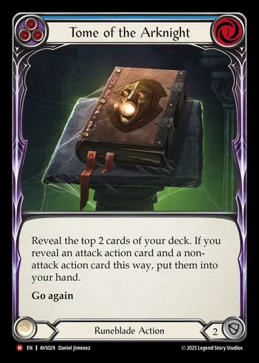 【EN】[Runeblade] Tome of the Arknight [AVS029-M]