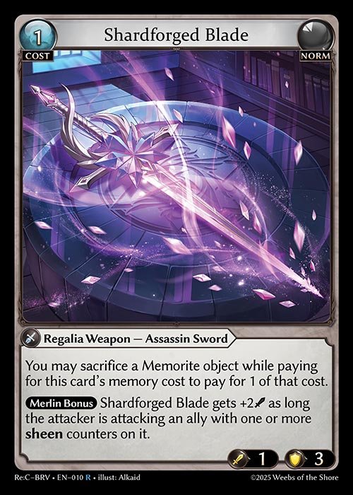 [Norm] Shardforged Blade [BRV010-R]