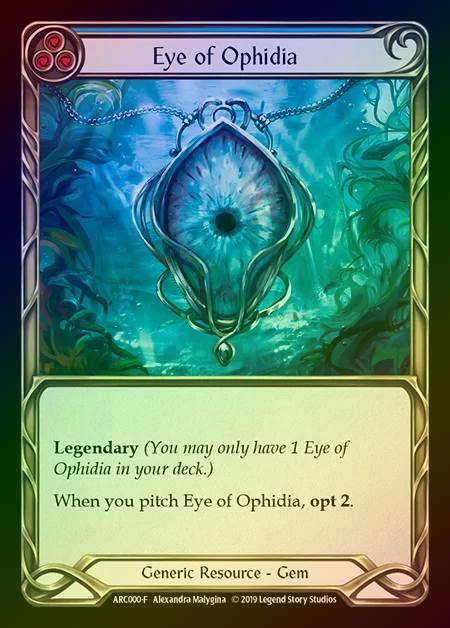 【CF】[Generic] Eye of Ophidia [1st-ARC000-F] Cold Foil《クーポン使用不可》