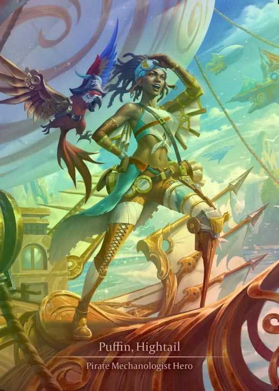 【CF】【EN】[Pirate Mechanologist] 疾風疾駆、パフィン/Puffin, Hightail [SEA001-Marvel]