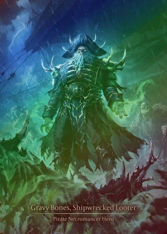 【CF】【EN】[Pirate Necromancer] 難破船の略奪者、グレイビィ・ボーンズ/Gravy Bones, Shipwrecked Looter [SEA043-Marvel]