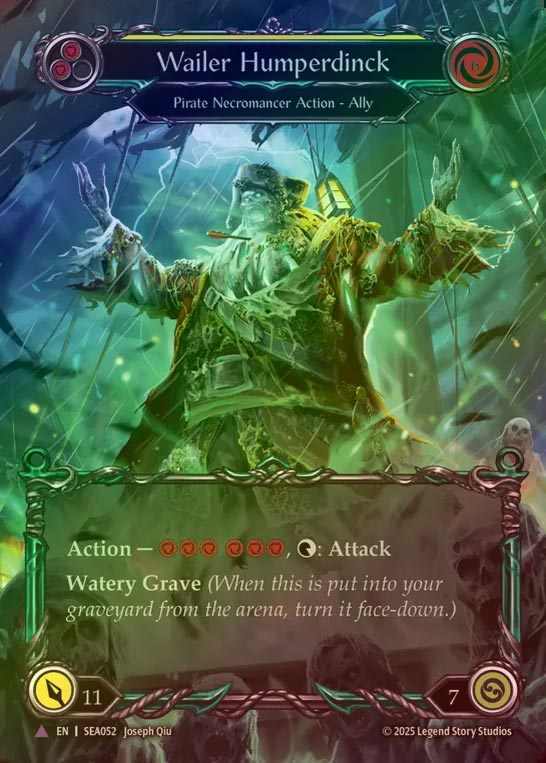 【CF】【EN】[Pirate Necromancer] ウェイラー・ハンパーディンク/Wailer Humperdinck [SEA052-Marvel]