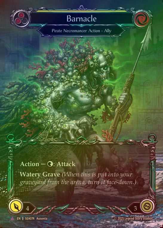 【CF】【EN】[Pirate Necromancer] バーナクル/Barnacle [SEA074-Marvel]