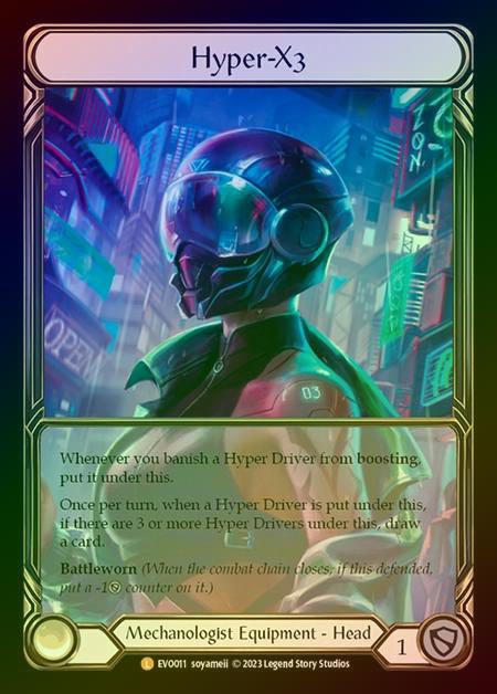 【CF】[Mechanologist] Hyper-X3 (Extended Art) [EVO011-L] Cold Foil