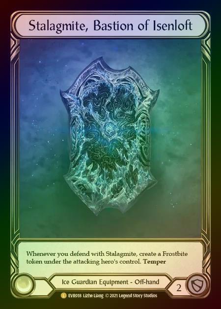 【CF】[Guardian] Stalagmite, Bastion of Isenloft [EVR018-L] Cold Foil
