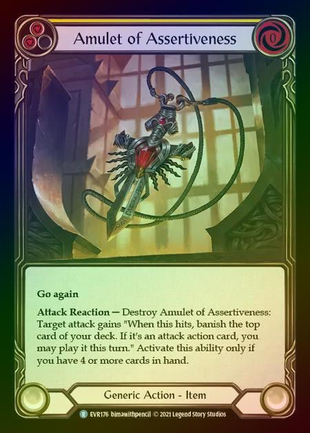【CF】[Generic] Amulet of Assertiveness [EVR176-R] Cold Foil