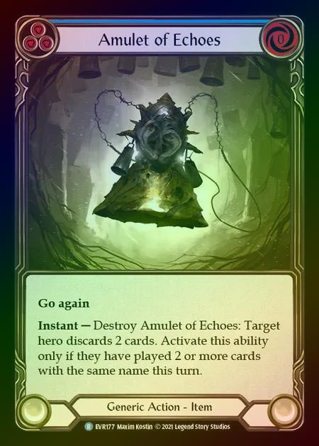 【CF】[Generic] Amulet of Echoes [EVR177-R] Cold Foil