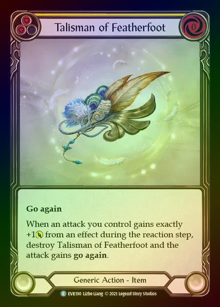 【CF】[Generic] Talisman of Featherfoot [EVR190-R] Cold Foil