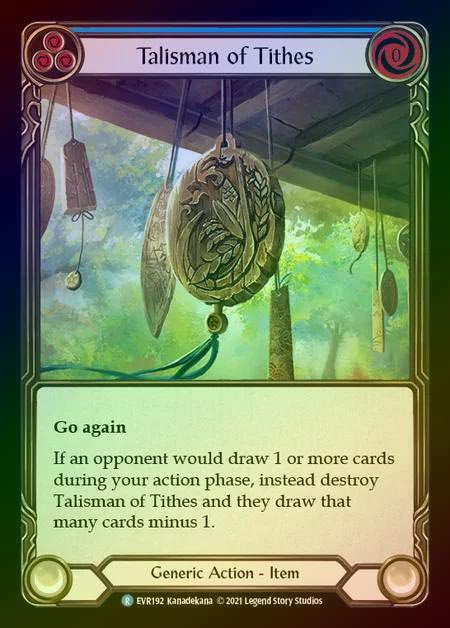 【CF】[Generic] Talisman of Tithes [EVR192-R] Cold Foil