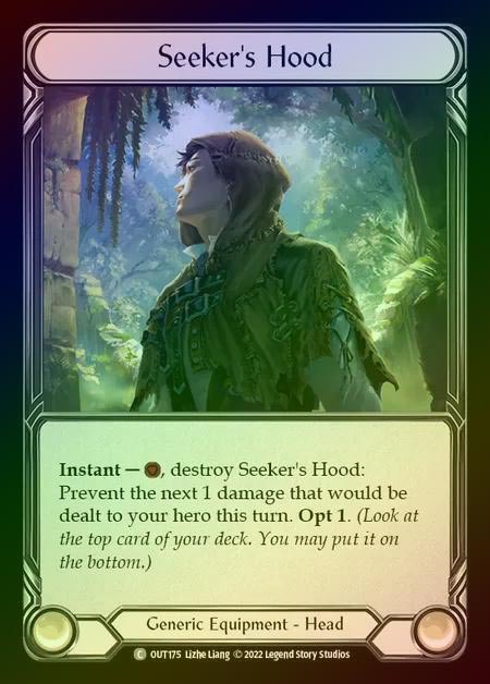 【CF】[Generic] Seeker's Hood [OUT175-C] Cold Foil