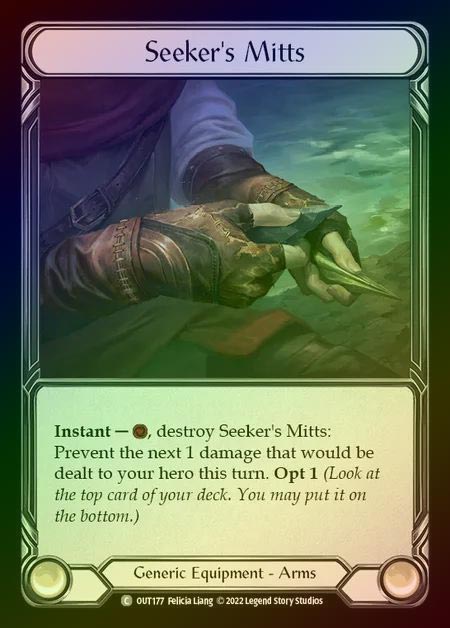 【CF】[Generic] Seeker's Mitts [OUT177-C] Cold Foil