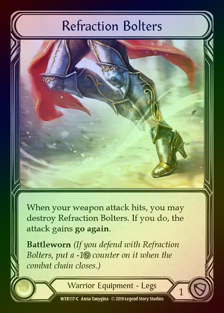 【CF】[Warrior] Refraction Bolters [1st-WTR117-C] Cold Foil