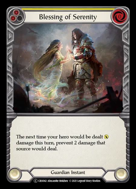 [Guardian] Blessing of Serenity [UL-CRU042-C] (yellow)