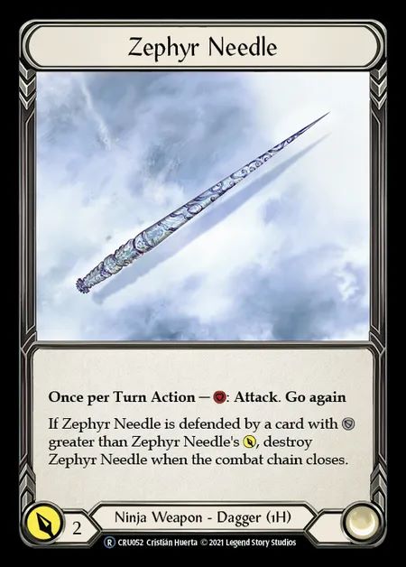 [Ninja] Zephyr Needle [UL-CRU052-R]