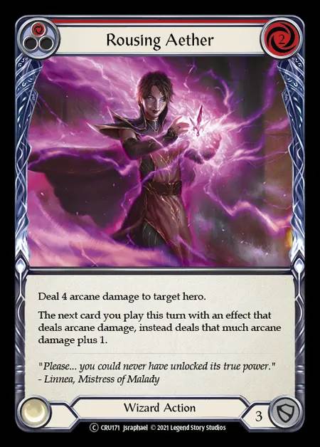 [Wizard] Rousing Aether [UL-CRU171-C] (red)