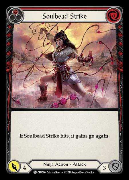 [Ninja] Soulbead Strike (red) [1st-CRU_066-C]