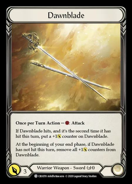 [Warrior] Dawnblade [1st-CRU_078-C]