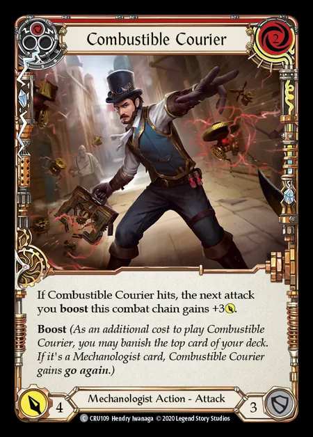 [Mechanologist] Combustible Courier (red) [1st-CRU_109-C]