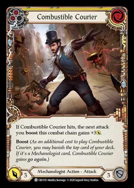 [Mechanologist] Combustible Courier (yellow) [1st-CRU_110-C]