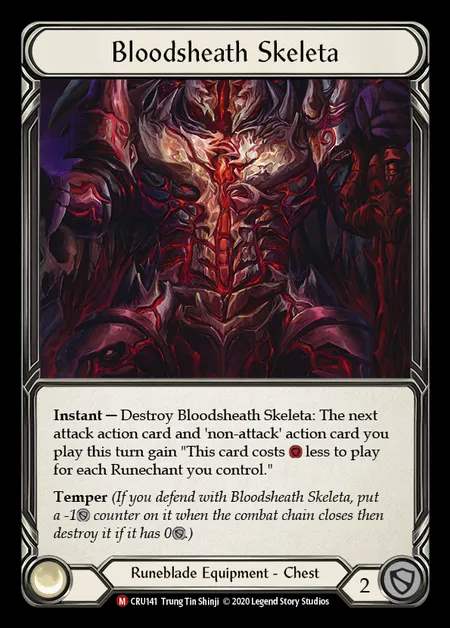 [Runeblade] Bloodsheath Skeleta [1st-CRU_141-M]