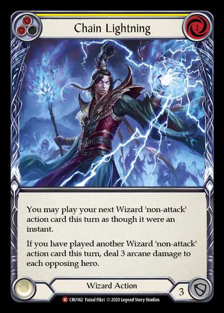 [Wizard] Chain Lightning [1st-CRU_162-M]