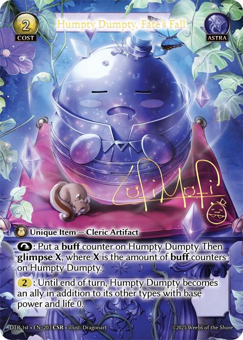 【クーポン使用不可】【CSR】[Astra] Humpty Dumpty, Fate's Fall [DTR203-CSR]