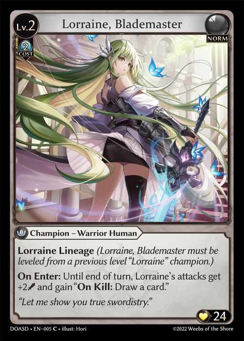 [Norm] Lorraine, Blademaster [DOASD005-C]