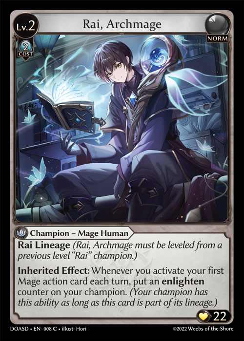 [Norm] Rai, Archmage [DOASD008-C]