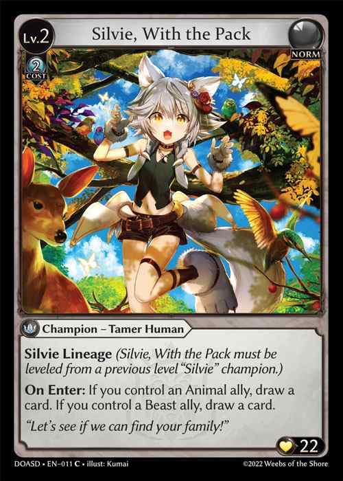 [Norm] Silvie, With the Pack [DOASD011-C]