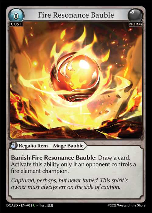 [Norm] Fire Resonance Bauble [DOASD021-U]