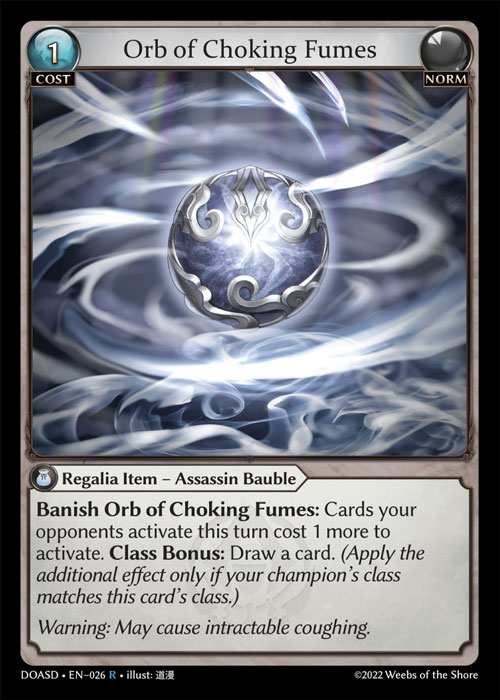 [Norm] Orb of Choking Fumes [DOASD026-R]